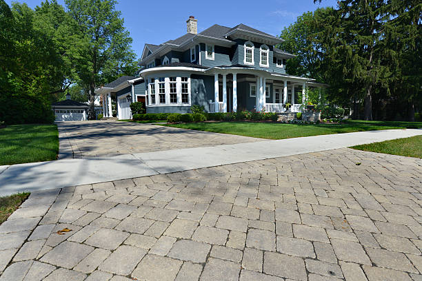 Permeable Paver Driveway in Coventry Lake, CT